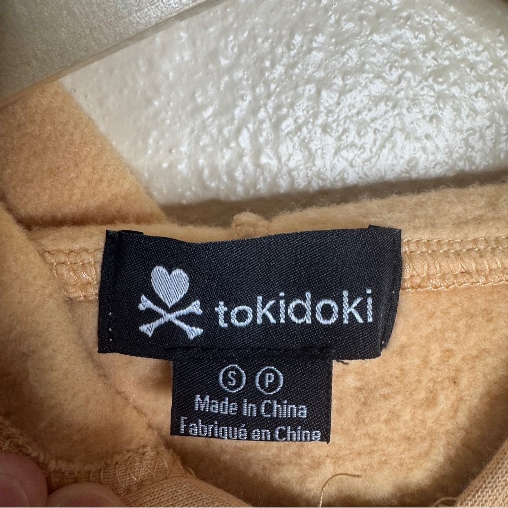 Tokidoki Sweater Women's SP Cropped Donutella Donut Ears Hoodie New - Picture 3 of 9